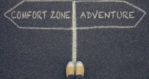 The margin between comfort zone and adventure